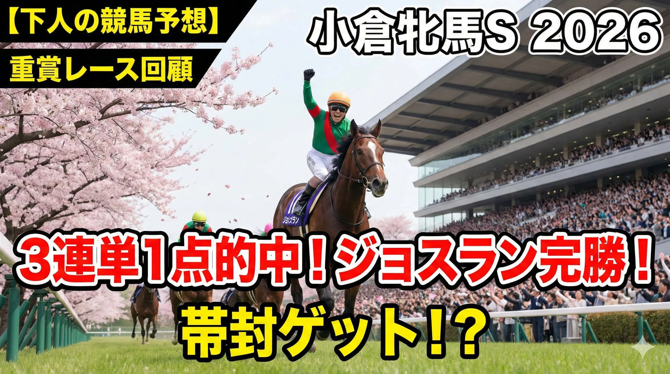 小倉牝馬ステークス2026レース結果